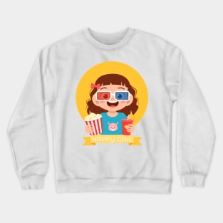 Happy Girl Crewneck Sweatshirt